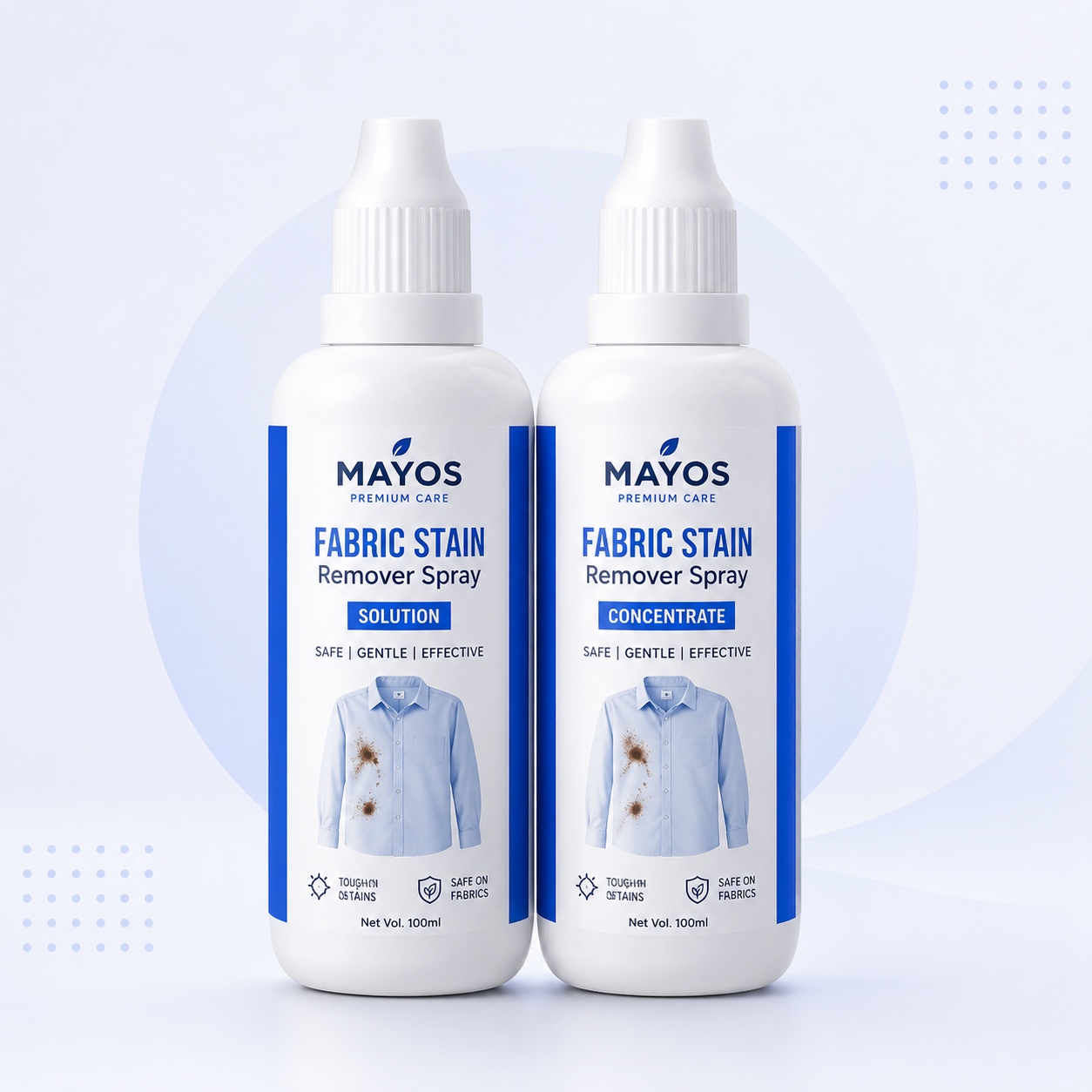 Fabric Stain Remover Kit – Removes Ink, Oil & Tough Stains ( Pack of 2)